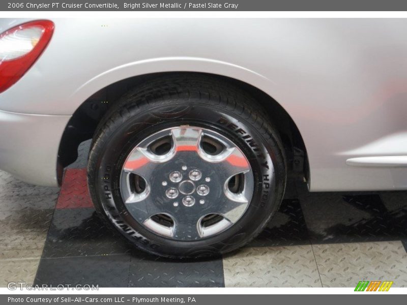 Bright Silver Metallic / Pastel Slate Gray 2006 Chrysler PT Cruiser Convertible