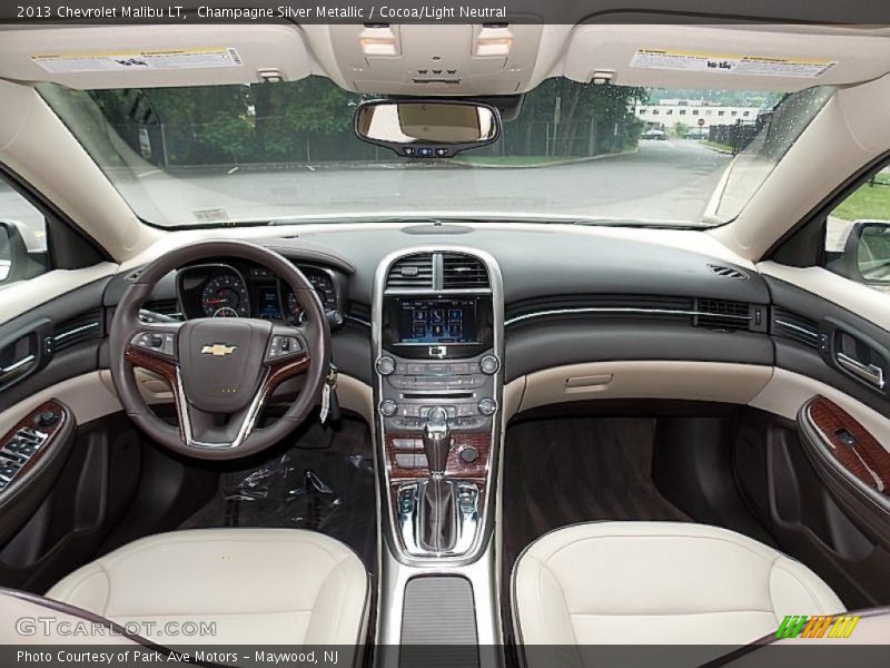 Champagne Silver Metallic / Cocoa/Light Neutral 2013 Chevrolet Malibu LT