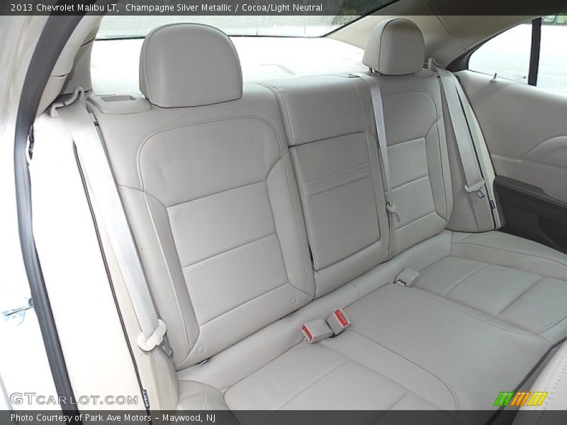 Champagne Silver Metallic / Cocoa/Light Neutral 2013 Chevrolet Malibu LT