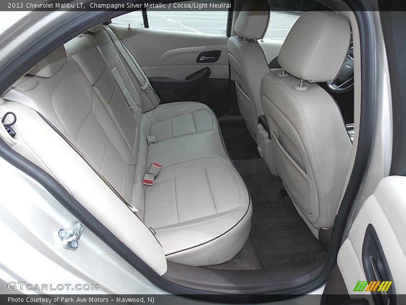 Champagne Silver Metallic / Cocoa/Light Neutral 2013 Chevrolet Malibu LT