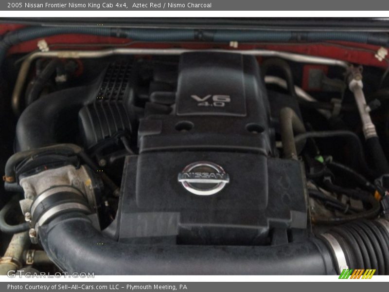Aztec Red / Nismo Charcoal 2005 Nissan Frontier Nismo King Cab 4x4
