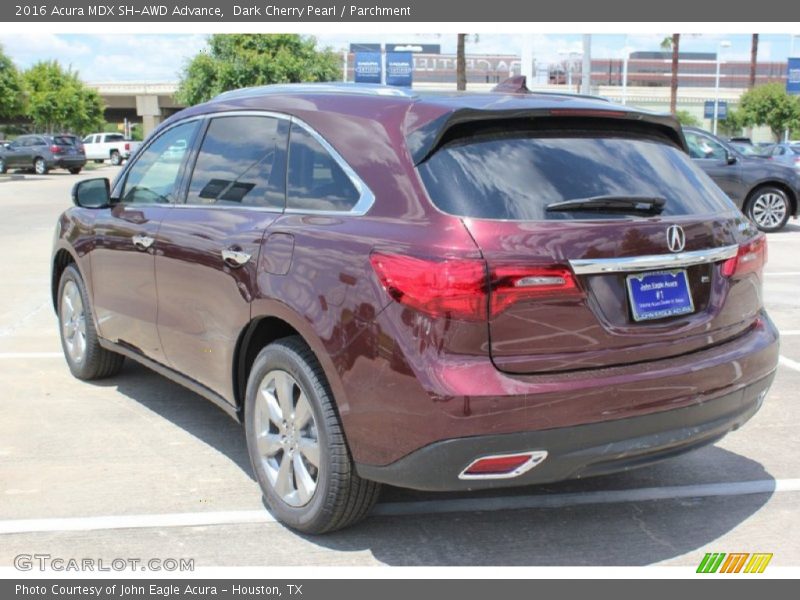 Dark Cherry Pearl / Parchment 2016 Acura MDX SH-AWD Advance