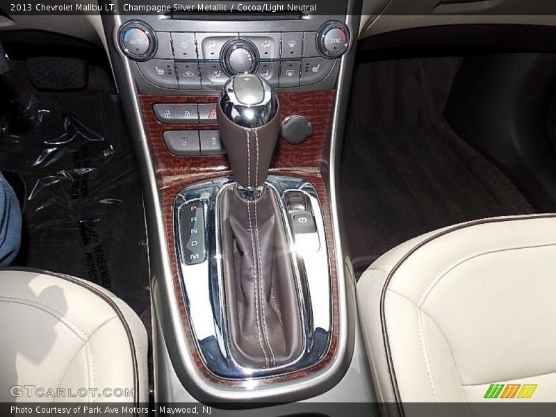 Champagne Silver Metallic / Cocoa/Light Neutral 2013 Chevrolet Malibu LT