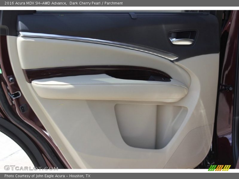 Dark Cherry Pearl / Parchment 2016 Acura MDX SH-AWD Advance