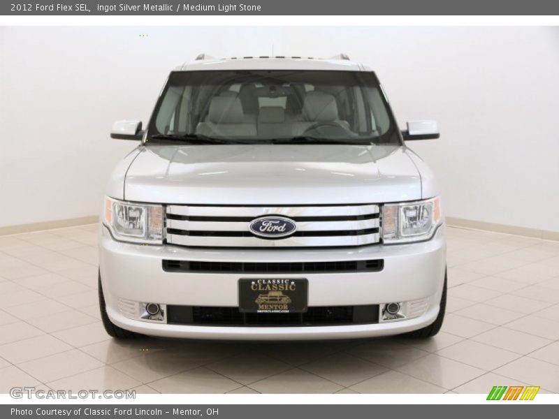 Ingot Silver Metallic / Medium Light Stone 2012 Ford Flex SEL