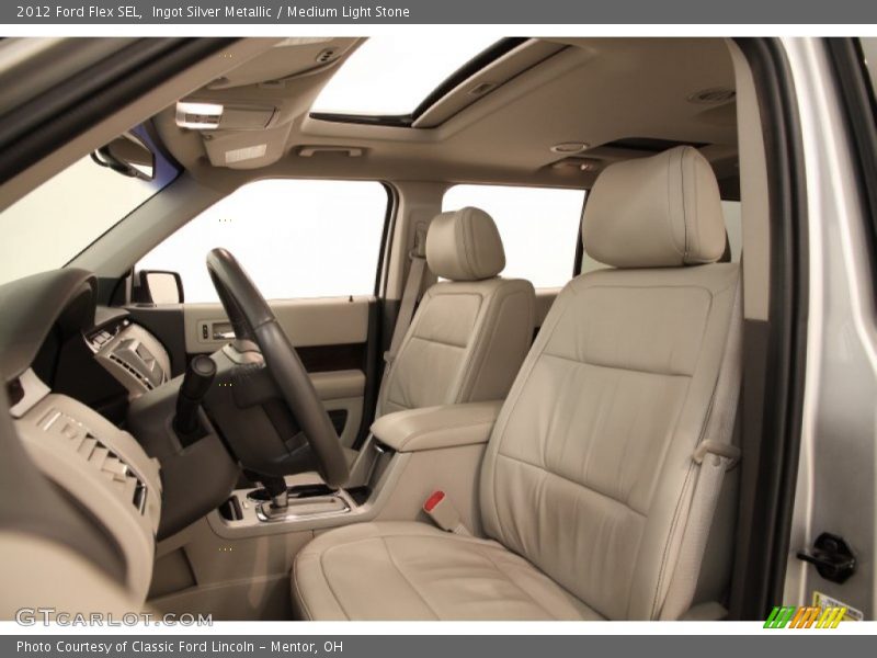 Ingot Silver Metallic / Medium Light Stone 2012 Ford Flex SEL