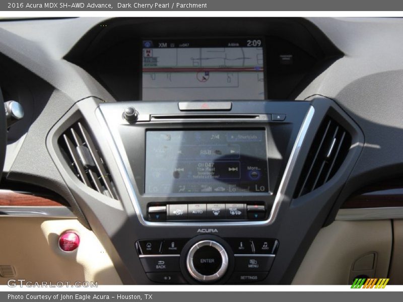 Dark Cherry Pearl / Parchment 2016 Acura MDX SH-AWD Advance
