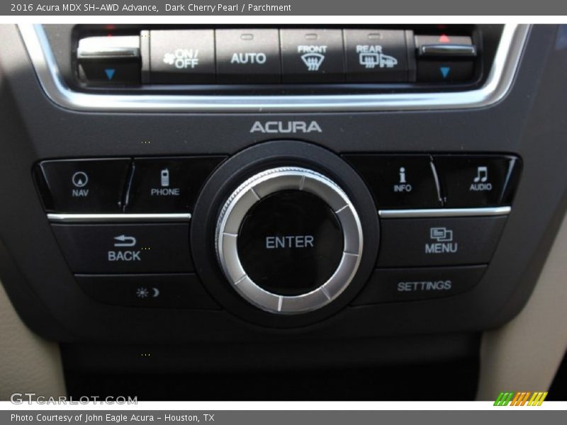 Dark Cherry Pearl / Parchment 2016 Acura MDX SH-AWD Advance