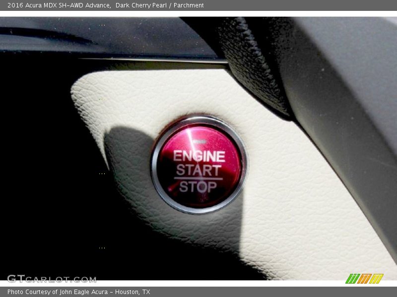 Dark Cherry Pearl / Parchment 2016 Acura MDX SH-AWD Advance