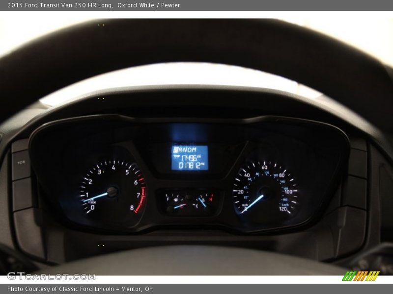 Oxford White / Pewter 2015 Ford Transit Van 250 HR Long