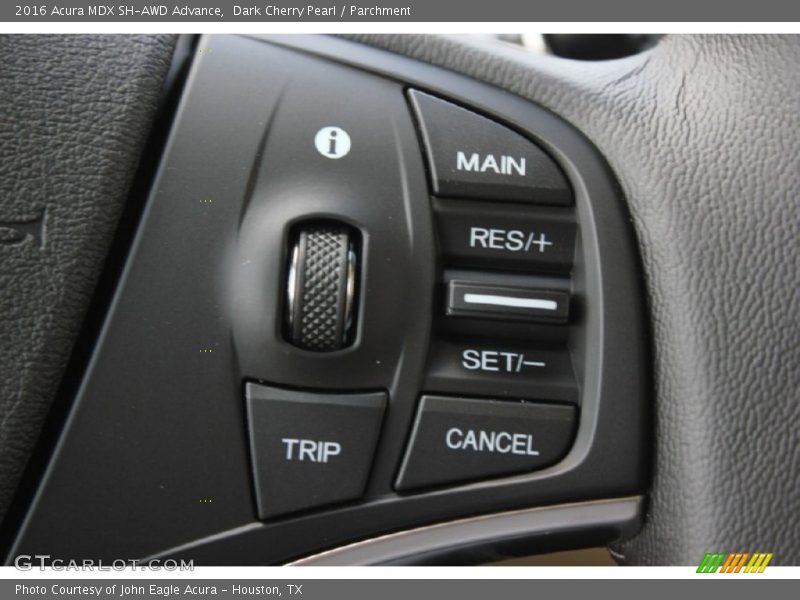 Dark Cherry Pearl / Parchment 2016 Acura MDX SH-AWD Advance