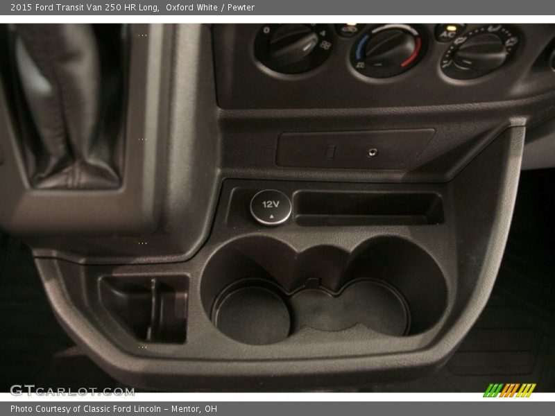 Oxford White / Pewter 2015 Ford Transit Van 250 HR Long