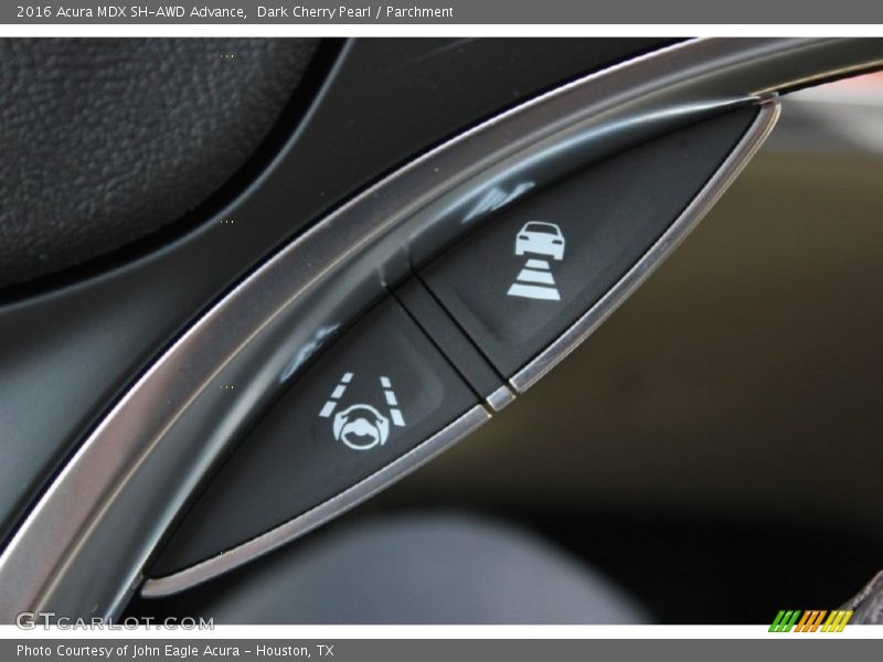 Dark Cherry Pearl / Parchment 2016 Acura MDX SH-AWD Advance