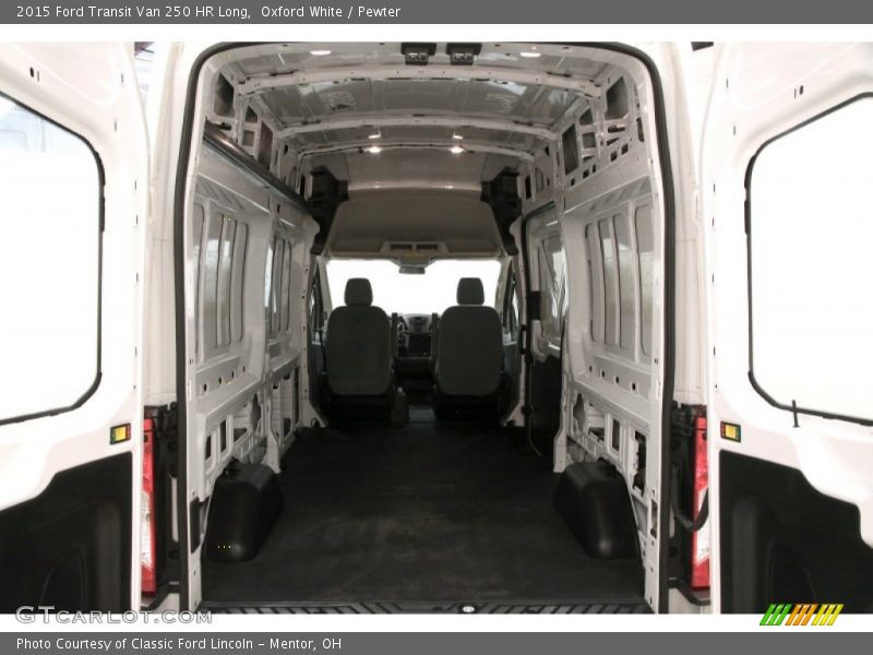 Oxford White / Pewter 2015 Ford Transit Van 250 HR Long