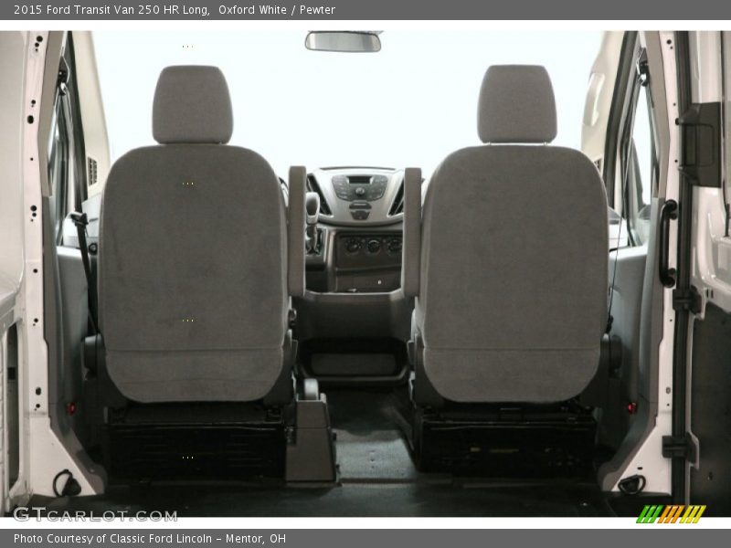 Oxford White / Pewter 2015 Ford Transit Van 250 HR Long