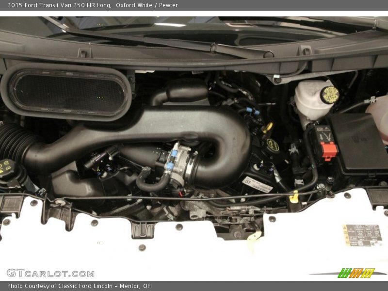 Oxford White / Pewter 2015 Ford Transit Van 250 HR Long