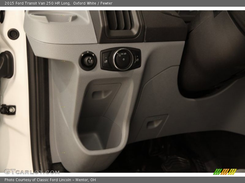 Oxford White / Pewter 2015 Ford Transit Van 250 HR Long