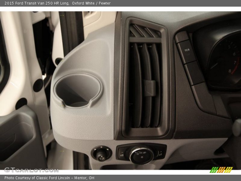 Oxford White / Pewter 2015 Ford Transit Van 250 HR Long