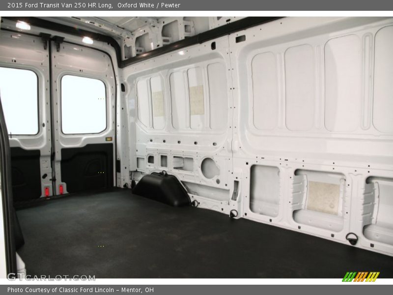 Oxford White / Pewter 2015 Ford Transit Van 250 HR Long