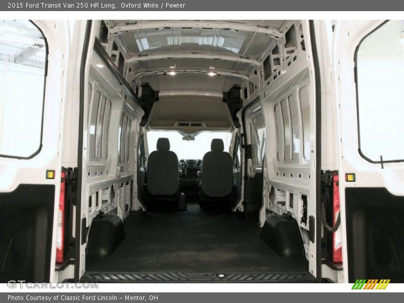 Oxford White / Pewter 2015 Ford Transit Van 250 HR Long