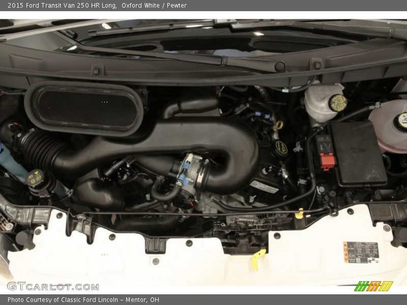 Oxford White / Pewter 2015 Ford Transit Van 250 HR Long