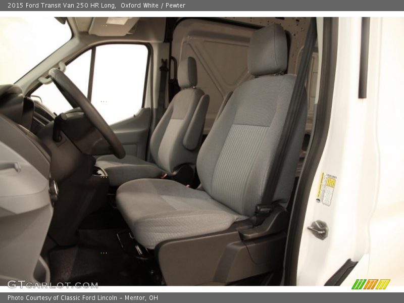  2015 Transit Van 250 HR Long Pewter Interior
