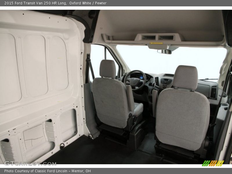 Oxford White / Pewter 2015 Ford Transit Van 250 HR Long