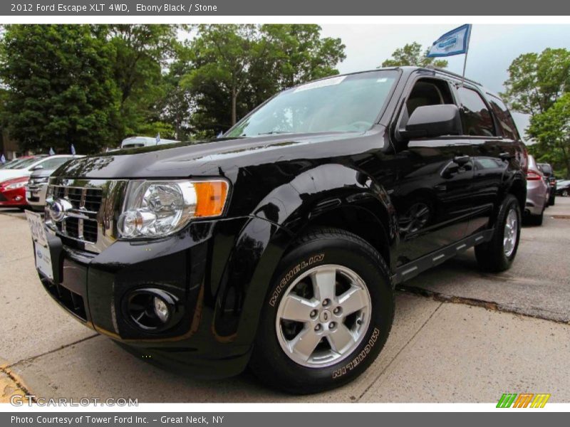 Ebony Black / Stone 2012 Ford Escape XLT 4WD