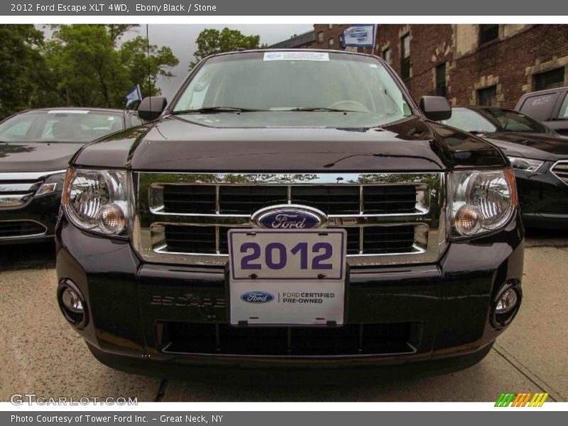 Ebony Black / Stone 2012 Ford Escape XLT 4WD