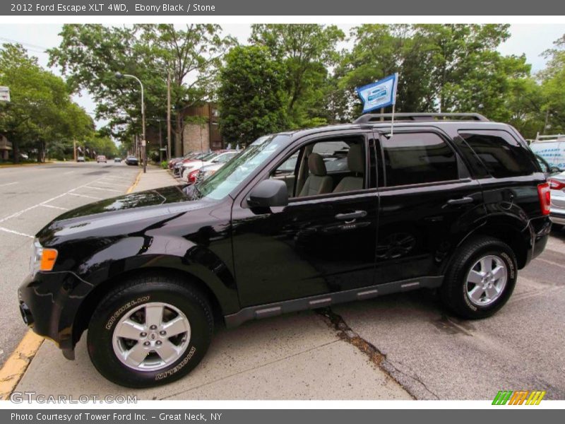 Ebony Black / Stone 2012 Ford Escape XLT 4WD