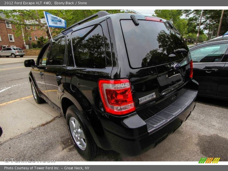 Ebony Black / Stone 2012 Ford Escape XLT 4WD