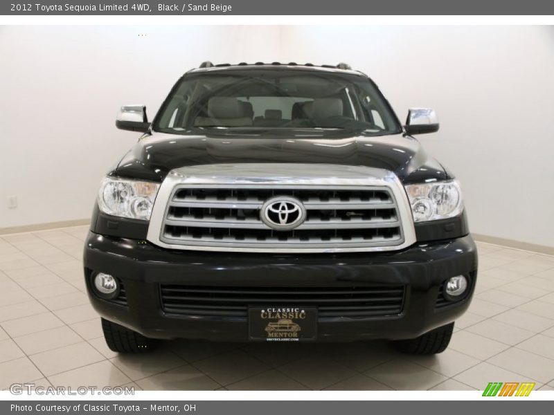 Black / Sand Beige 2012 Toyota Sequoia Limited 4WD