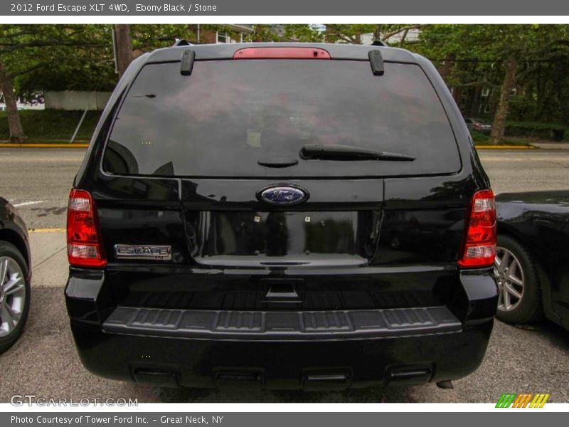Ebony Black / Stone 2012 Ford Escape XLT 4WD