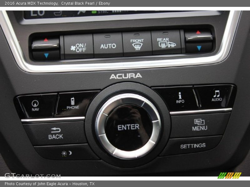 Crystal Black Pearl / Ebony 2016 Acura MDX Technology