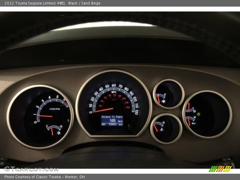  2012 Sequoia Limited 4WD Limited 4WD Gauges