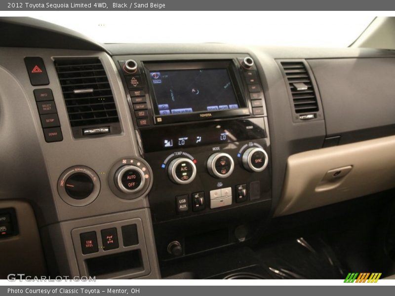 Controls of 2012 Sequoia Limited 4WD