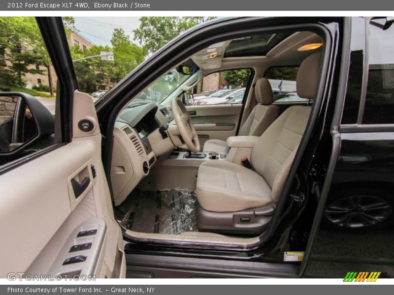 Ebony Black / Stone 2012 Ford Escape XLT 4WD