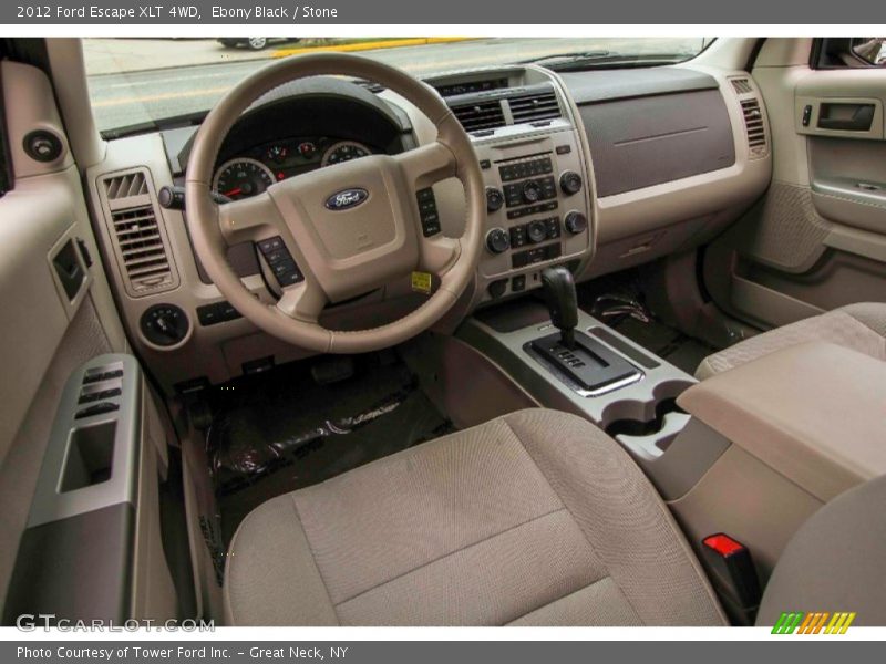 Ebony Black / Stone 2012 Ford Escape XLT 4WD
