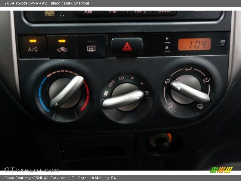 Black / Dark Charcoal 2004 Toyota RAV4 4WD