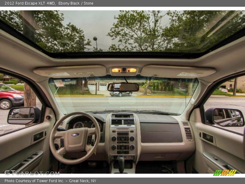 Ebony Black / Stone 2012 Ford Escape XLT 4WD