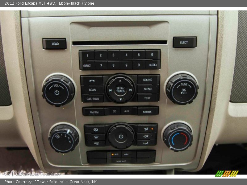 Ebony Black / Stone 2012 Ford Escape XLT 4WD
