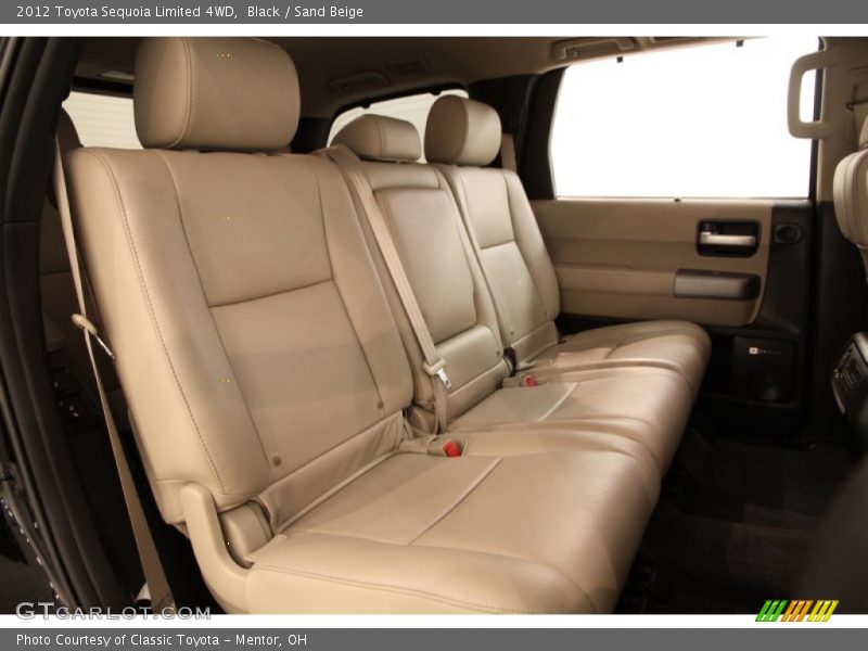 Rear Seat of 2012 Sequoia Limited 4WD