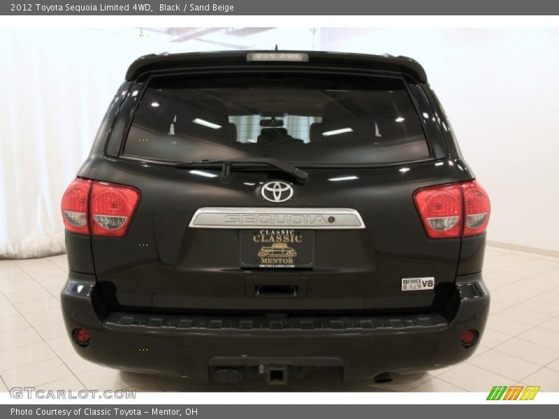 Black / Sand Beige 2012 Toyota Sequoia Limited 4WD