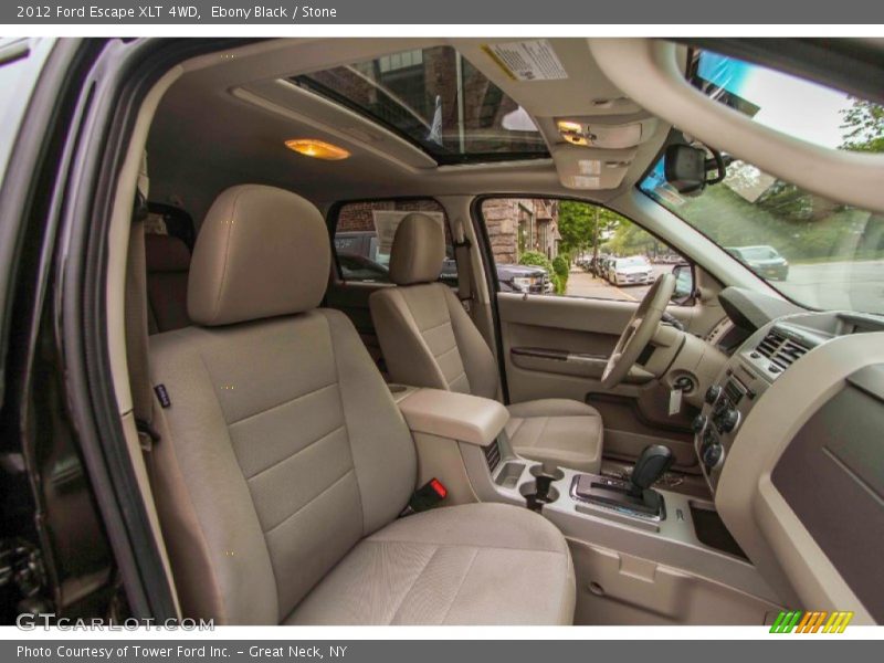 Ebony Black / Stone 2012 Ford Escape XLT 4WD