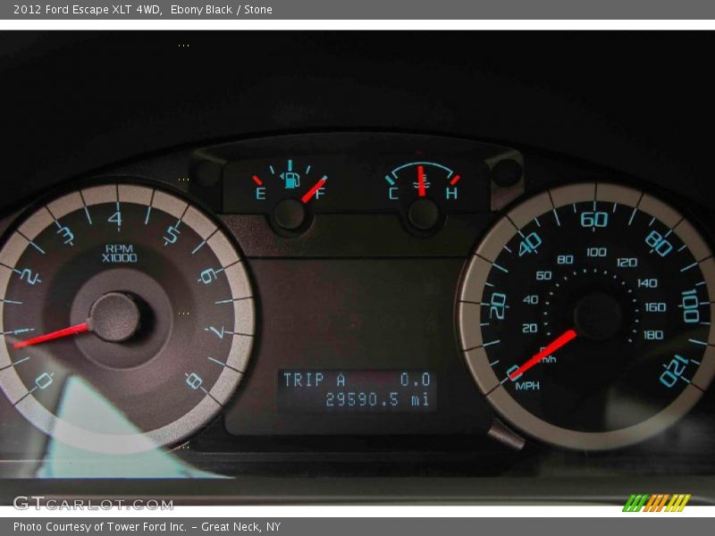 Ebony Black / Stone 2012 Ford Escape XLT 4WD