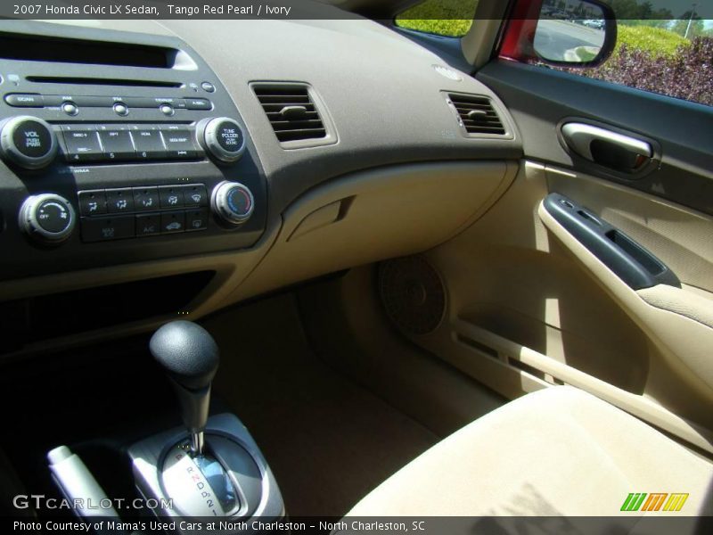 Tango Red Pearl / Ivory 2007 Honda Civic LX Sedan