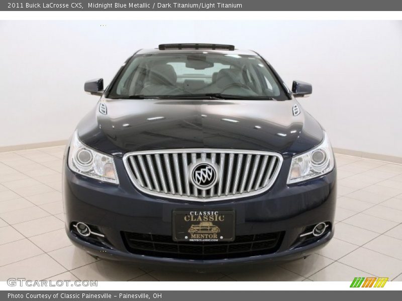 Midnight Blue Metallic / Dark Titanium/Light Titanium 2011 Buick LaCrosse CXS