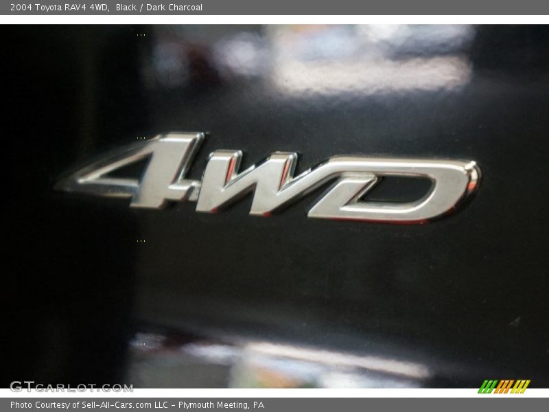 Black / Dark Charcoal 2004 Toyota RAV4 4WD