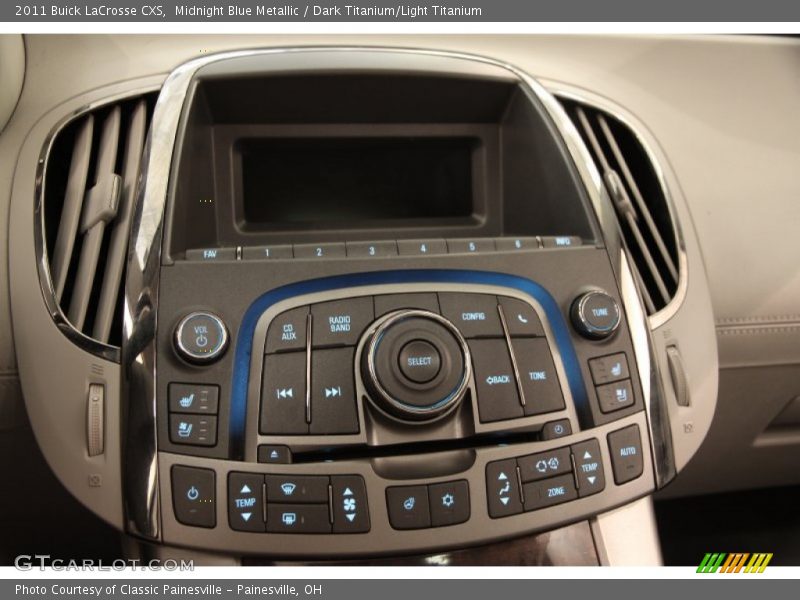 Midnight Blue Metallic / Dark Titanium/Light Titanium 2011 Buick LaCrosse CXS