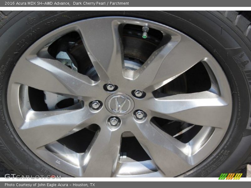 Dark Cherry Pearl / Parchment 2016 Acura MDX SH-AWD Advance